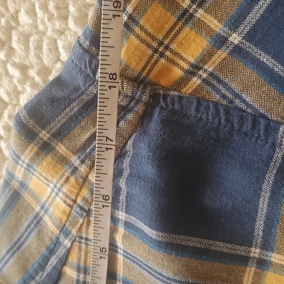 Columbia Flannel Plaid Pocketed‎ Casual Button Down Sz. M Shirt - Picture 12 of 13